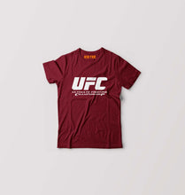 Load image into Gallery viewer, UFC Kids T-Shirt for Boy/Girl-Maroon-Ektarfa.online