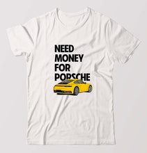 Load image into Gallery viewer, Porsche (Need Money) T-Shirt for Men-White-Ektarfa.online