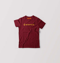 Load image into Gallery viewer, binance T-Shirt for Boy/Girl-Maroon-Ektarfa.online