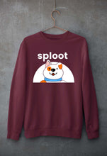 Load image into Gallery viewer, Sploot Unisex Sweatshirt for Men/Women-Maroon-Ektarfa.online