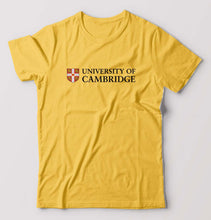 Load image into Gallery viewer, Cambridge University T-Shirt for Men-Golden Yellow-Ektarfa.online