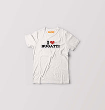 Load image into Gallery viewer, I LOVE BUGATTI T-Shirt for Boy/Girl-White-Ektarfa.online