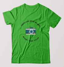 Load image into Gallery viewer, Life Photography T-Shirt for Men-flag green-Ektarfa.online