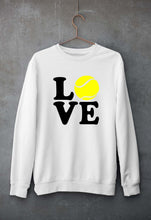 Load image into Gallery viewer, Love Tennis Unisex Sweatshirt for Men/Women-White-Ektarfa.online