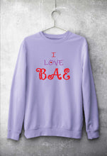 Load image into Gallery viewer, love BAE Unisex Sweatshirt for Men/Women-Lavender-Ektarfa.online