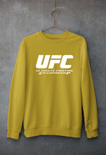 Load image into Gallery viewer, UFC Sweatshirt for Men/Women-Mustard Yellow-Ektarfa.online