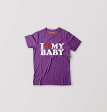 Load image into Gallery viewer, I LOVE MY BABY T-Shirt for Boy/Girl-Purple-Ektarfa.online