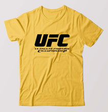 Load image into Gallery viewer, UFC T-Shirt for Men-Golden Yellow-Ektarfa.online