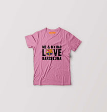 Load image into Gallery viewer, Love Barcelona Kids T-Shirt for Boy/Girl-Pink-Ektarfa.online
