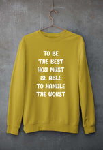 Load image into Gallery viewer, Be the Best Unisex Sweatshirt for Men/Women-Mustard Yellow-Ektarfa.online