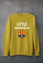 Load image into Gallery viewer, Little Supporter Barcelona Unisex Sweatshirt for Men/Women-Mustard Yellow-Ektarfa.online