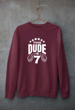 Load image into Gallery viewer, 7th Happy Birthday Sweatshirt for Men/Women-Maroon-Ektarfa.online