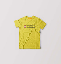 Load image into Gallery viewer, Cambridge University Kids T-Shirt for Boy/Girl-Yellow-Ektarfa.online