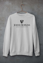 Load image into Gallery viewer, johns hopkins university Unisex Sweatshirt for Men/Women-Grey Melange-Ektarfa.online