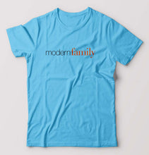 Load image into Gallery viewer, modern family T-Shirt for Men-Light Blue-Ektarfa.online