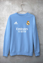 Load image into Gallery viewer, Real Madrid 2021-22 Unisex Sweatshirt for Men/Women-Baby Blue-Ektarfa.online