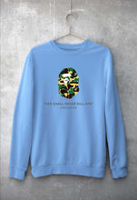 Load image into Gallery viewer, A Bathing Ape Unisex Sweatshirt for Men/Women-Baby Blue-Ektarfa.online