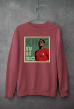 Load image into Gallery viewer, Eusébio Unisex Sweatshirt for Men/Women-Coal-Ektarfa.online