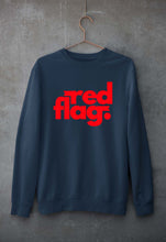 Load image into Gallery viewer, Red Flag Unisex Sweatshirt for Men/Women-Navy Blue-Ektarfa.online