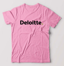 Load image into Gallery viewer, Deloitte T-Shirt for Men-Light Baby Pink-Ektarfa.online