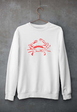 Load image into Gallery viewer, crab Sweatshirt for Men/Women-White-Ektarfa.online