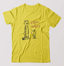 Load image into Gallery viewer, calvin hobbes T-Shirt for Men-Yellow-Ektarfa.online