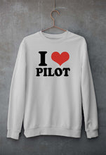 Load image into Gallery viewer, I LOVE PILOT Sweatshirt for Men/Women