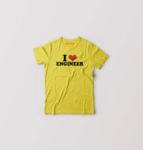 Load image into Gallery viewer, I LOVE ENGINEER T-Shirt for Boy/Girl-Yellow-Ektarfa.online