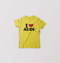 Load image into Gallery viewer, I LOVE AUDI T-Shirt for Boy/Girl-Yellow-Ektarfa.online