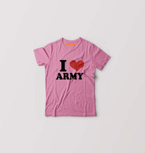 Load image into Gallery viewer, I LOVE ARMY T-Shirt for Boy/Girl-Pink-Ektarfa.online