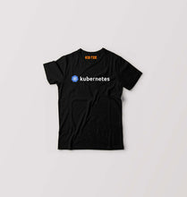 Load image into Gallery viewer, Kubernetes T-Shirt for Boy/Girl-Black-Ektarfa.online
