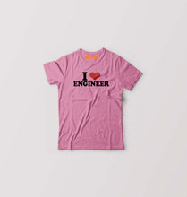 Load image into Gallery viewer, I LOVE ENGINEER T-Shirt for Boy/Girl-Pink-Ektarfa.online