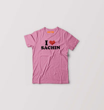 Load image into Gallery viewer, I LOVE SACHIN T-Shirt for Boy/Girl-Pink-Ektarfa.online