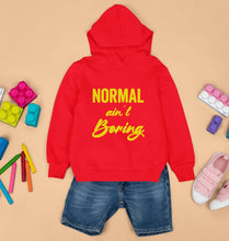 Load image into Gallery viewer, Normal Ain't Boring Kids Hoodie for Boy/Girl-Red-Ektarfa.online