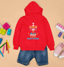 Load image into Gallery viewer, Artificial intelligence (AI) Aai Kids Hoodie for Boy/Girl-Red-Ektarfa.online