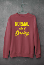 Load image into Gallery viewer, Normal Ain't Boring Unisex Sweatshirt for Men/Women-Coral-Ektarfa.online