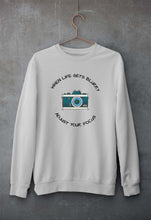 Load image into Gallery viewer, Life Photography Unisex Sweatshirt for Men/Women-Grey Melange-Ektarfa.online