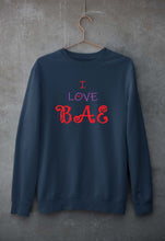 Load image into Gallery viewer, love BAE Unisex Sweatshirt for Men/Women-Navy Blue-Ektarfa.online