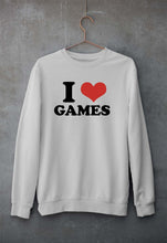 Load image into Gallery viewer, I LOVE GAMES Sweatshirt for Men/Women