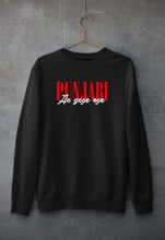 Load image into Gallery viewer, punjabi aa gaye oye Sweatshirt for Men/Women-Black-Ektarfa.online