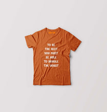 Load image into Gallery viewer, Be the Best T-Shirt for Boy/Girl-Orange-Ektarfa.online
