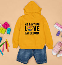 Load image into Gallery viewer, Love Barcelona Kids Hoodie for Boy/Girl-Mustard Yellow-Ektarfa.online