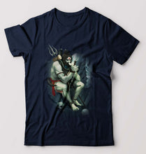 Load image into Gallery viewer, Aghori T-Shirt for Men-Navy Blue-Ektarfa.online