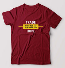 Load image into Gallery viewer, Share Market(Stock Market) T-Shirt for Men-Maroon-Ektarfa.online