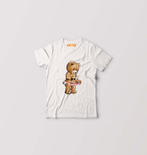 Load image into Gallery viewer, Domrebel Bear Fit T-Shirt for Boy/Girl-White-Ektarfa.online