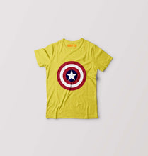 Load image into Gallery viewer, Captain America Kids T-Shirt for Boy/Girl-Yellow-Ektarfa.online