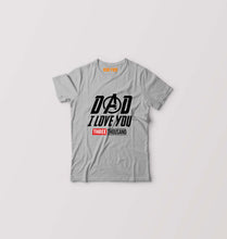 Load image into Gallery viewer, Dad I Love You 3000 Kids T-Shirt for Boy/Girl-Grey-Ektarfa.online