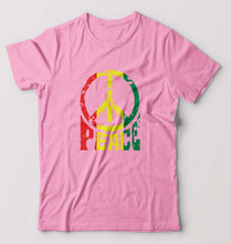 Load image into Gallery viewer, Bob Marley Peace T-Shirt for Men-Light Baby Pink-Ektarfa.online