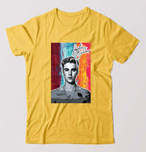 Load image into Gallery viewer, Justin Bieber T-Shirt for Men-Golden Yellow-Ektarfa.online