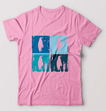 Load image into Gallery viewer, Penguins T-Shirt for Men-Light Baby Pink-Ektarfa.online